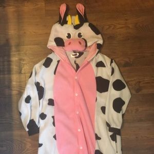Adult Hooded Cow Onesie